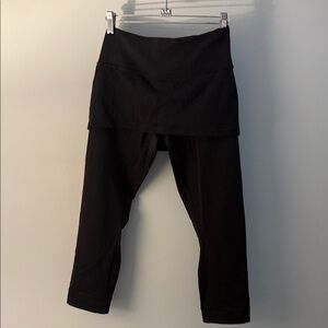 lululemon athletica Black Skirted Leggings